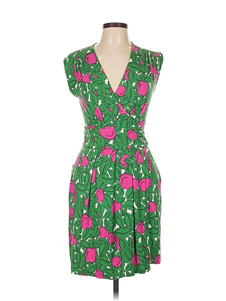 Pre-owned Diane Von Furstenberg Cocktail Dress In Green