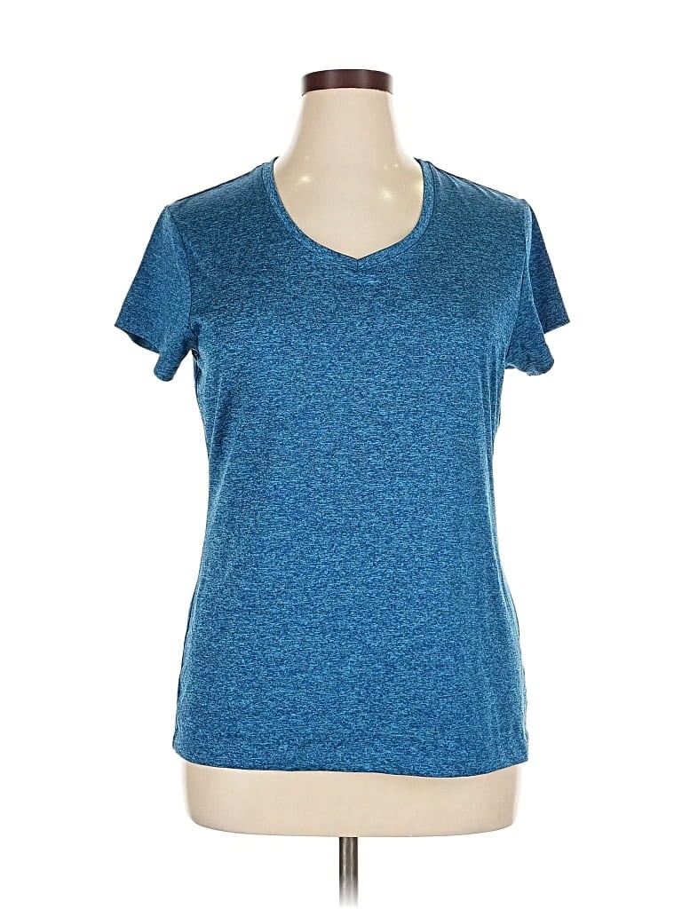 Pre-owned Assorted Brands Active T-shirt In Blue