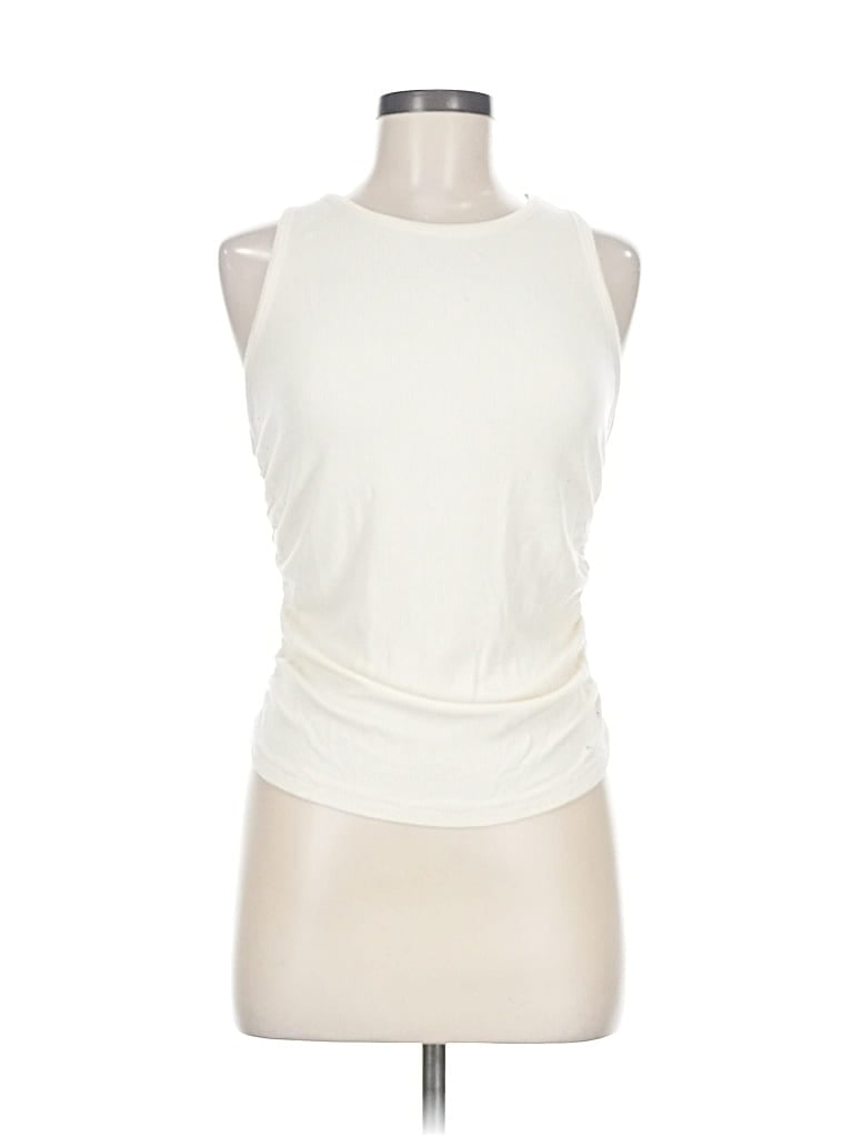 Pre-owned Dokotoo Sleeveless T-shirt In White