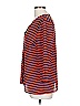 Cremieux 100% Polyester Stripes Red 3/4 Sleeve Blouse Size L - photo 5