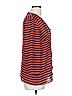 Cremieux 100% Polyester Stripes Red 3/4 Sleeve Blouse Size L - photo 4
