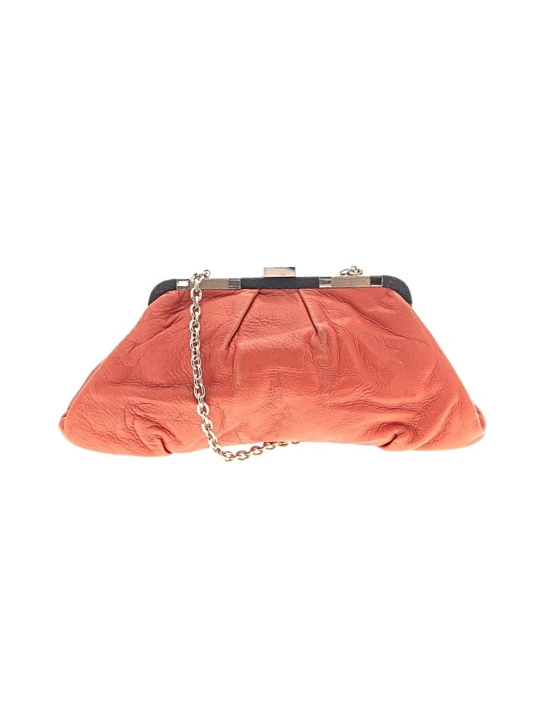 Pre-owned Foley + Corinna Leather Crossbody Bag In Orange