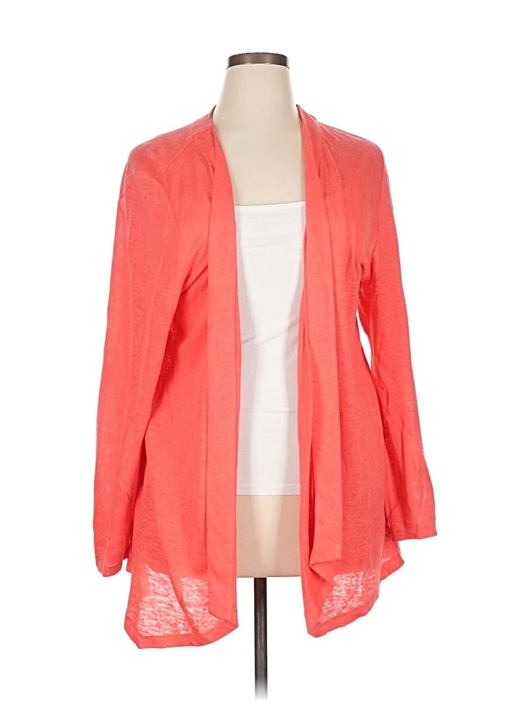 Pre-owned Jjill Cardigan Sweater In Orange