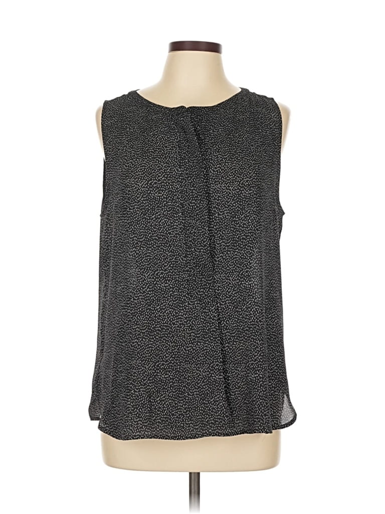 Pre-owned Ann Taylor Loft Outlet Sleeveless Blouse In Gray