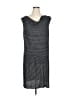 Derek Lam Stripes Gray Casual Dress Size XL - photo 1