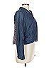 Anthropologie Blue Long Sleeve Button-Down Shirt Size 12 - photo 4