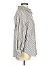 Unbranded Houndstooth Gray Long Sleeve Blouse Size L - photo 4