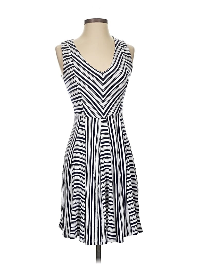 Pre-owned Green Dragon Casual Dress In Blue