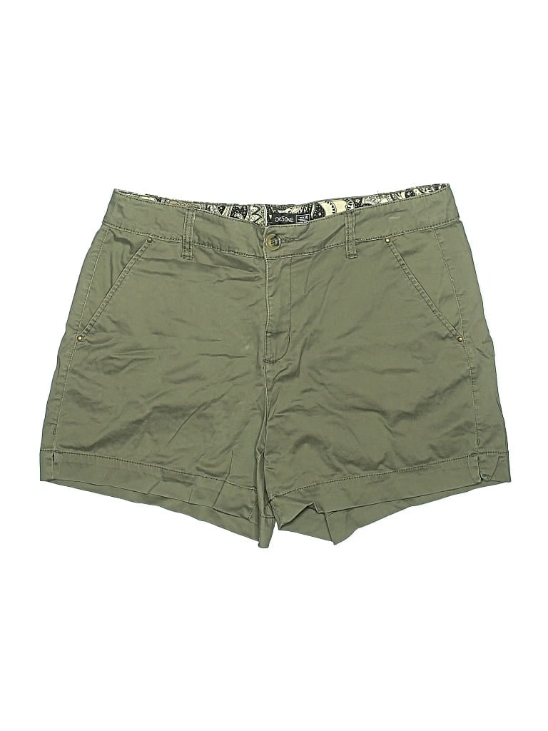 Pre-owned One 5 One Khaki Shorts In Green