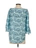 J. McLaughlin Teal 3/4 Sleeve Blouse Size XS - photo 2