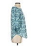 J. McLaughlin Teal 3/4 Sleeve Blouse Size XS - photo 4