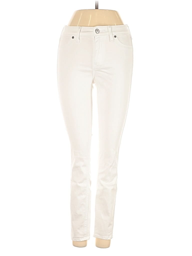 Pre-owned Abercrombie & Fitch Jeans In White