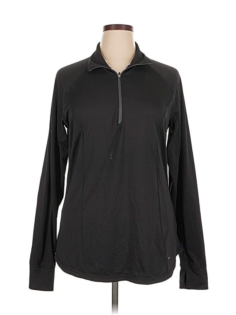 Pre-owned Old Navy Fleece Jacket In Black