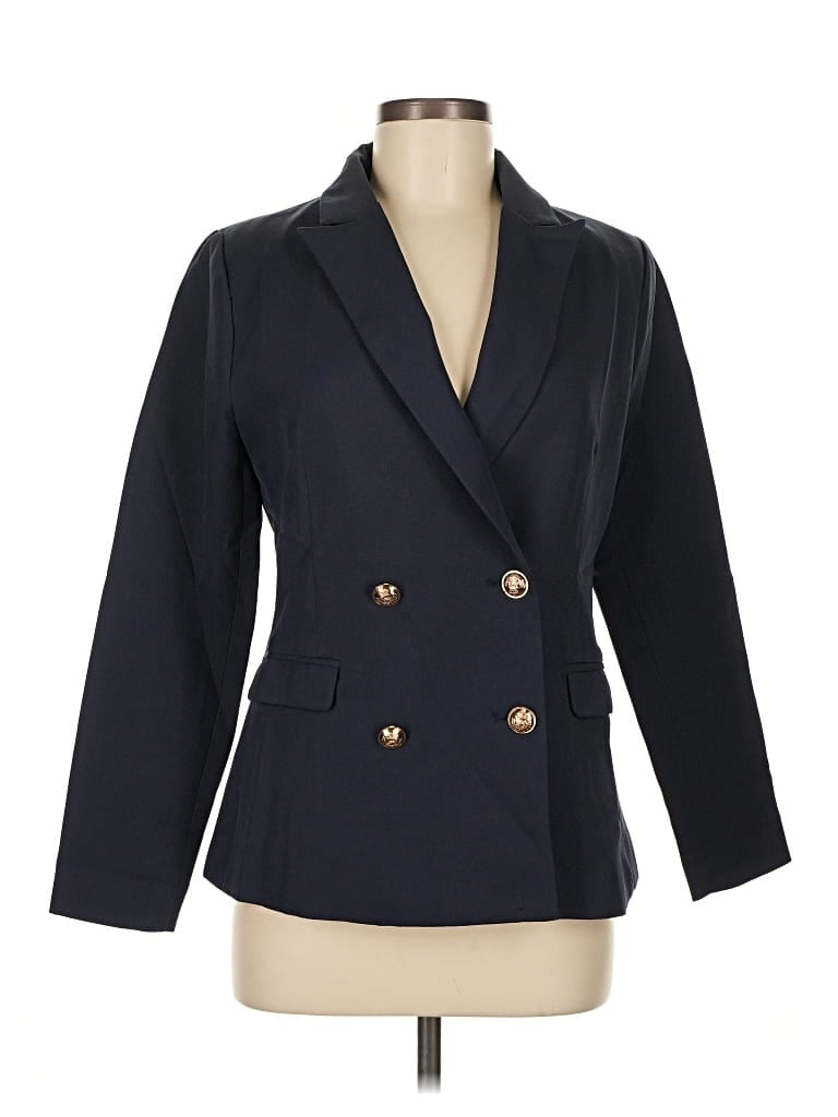 Pre-owned Unbranded Blazer Jacket In Blue