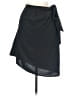 Unbranded 100% Polyester Solid Black Gray Casual Skirt Size M - photo 2
