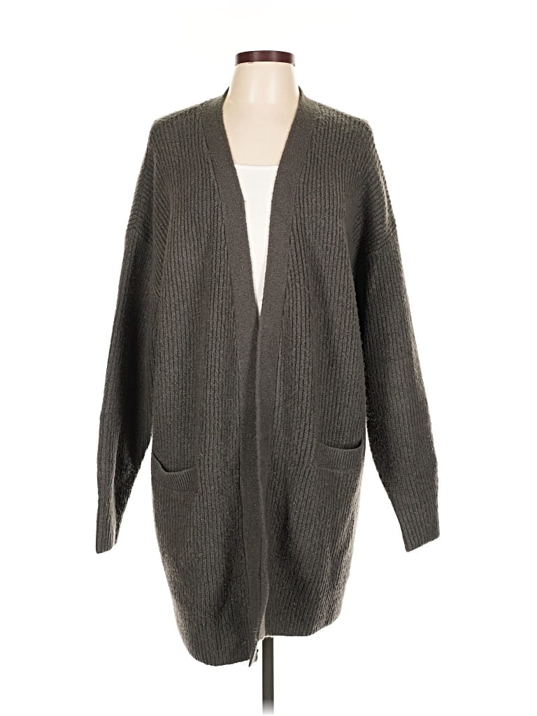 HALOGEN Pre-owned Cardigan Sweater In Gray