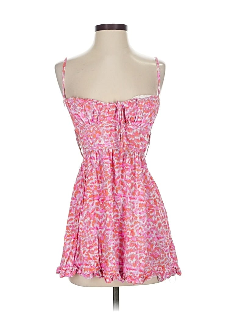 Pre-owned Sky To Moon Casual Dress In Burgundy