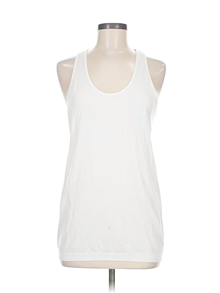 Pre-owned Sweaty Betty Tank Top White Halter Neckline Tops