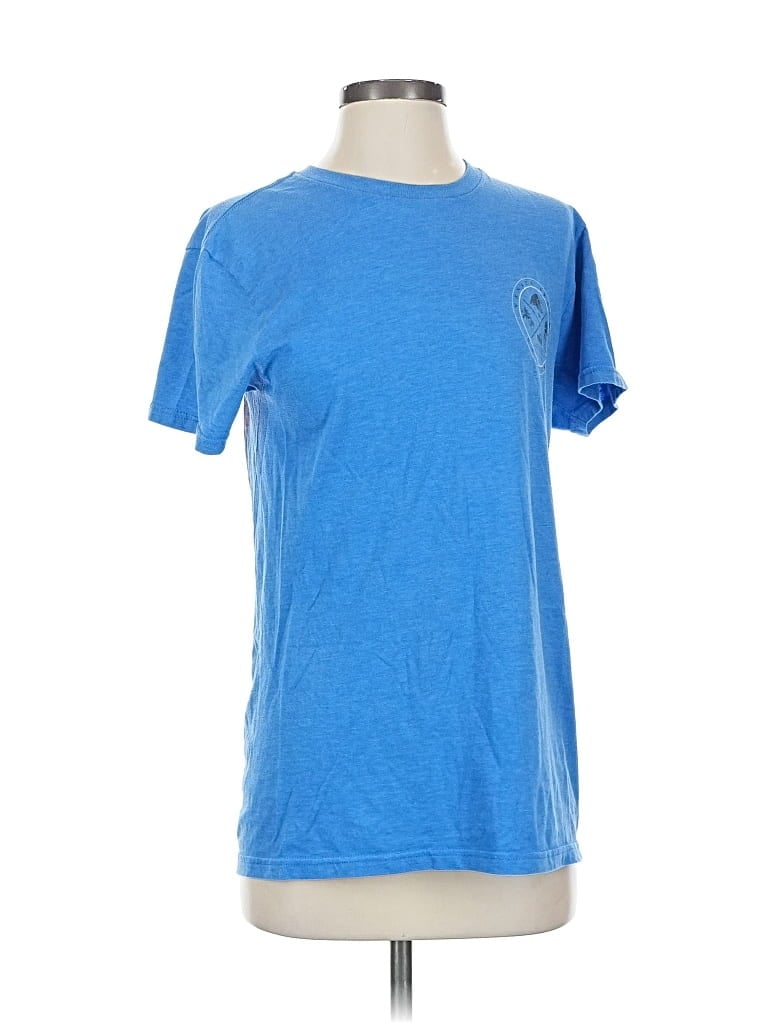 Pre-owned Assorted Brands Short Sleeve T-shirt In Blue