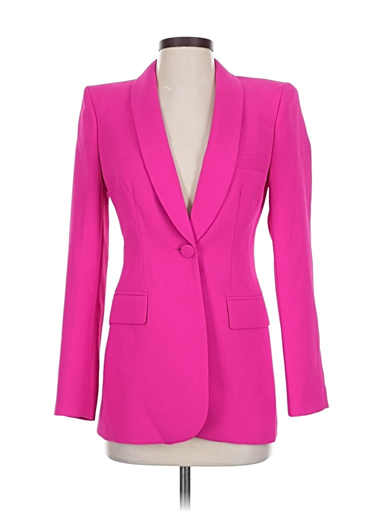 Pre-owned Zara Blazer Jacket In Pink