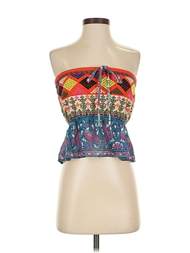 Pre-owned Calypso St Barth Sleeveless Blouse In Blue