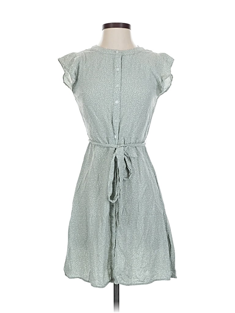 Pre-owned Ann Taylor Loft Outlet Casual Dress In Gray