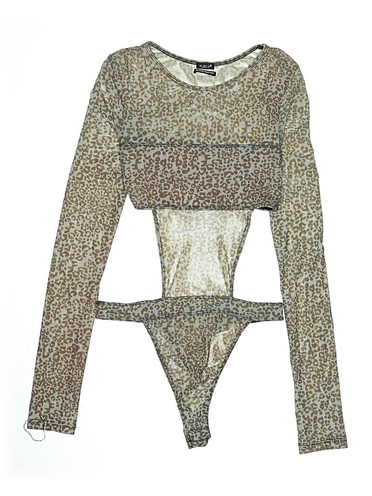 Pre-owned Out From Under Bodysuit In Silver