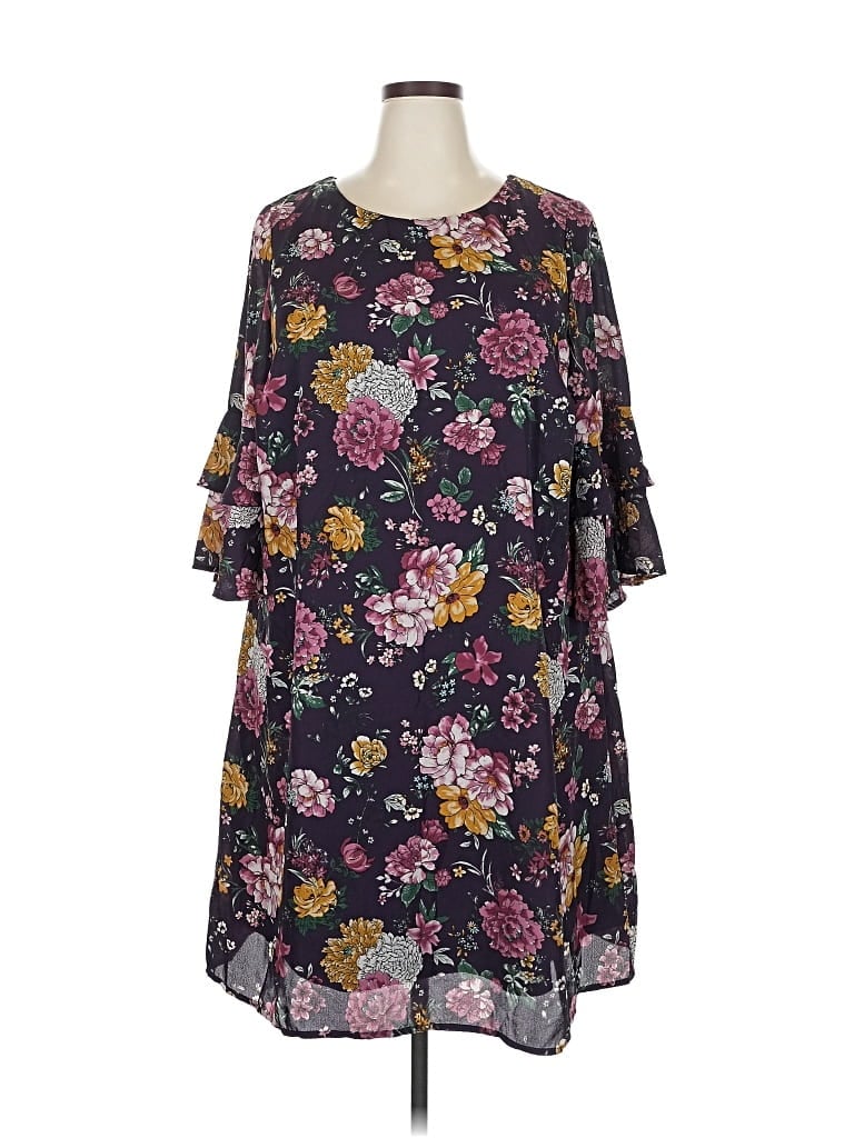 Pre-owned Luxology Casual Dress In Purple