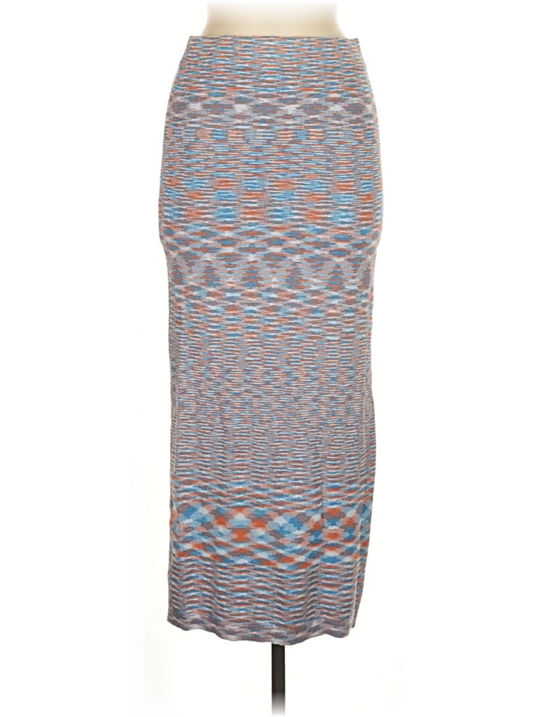 Pre-owned Cotton Candy La Casual Skirt In Gray