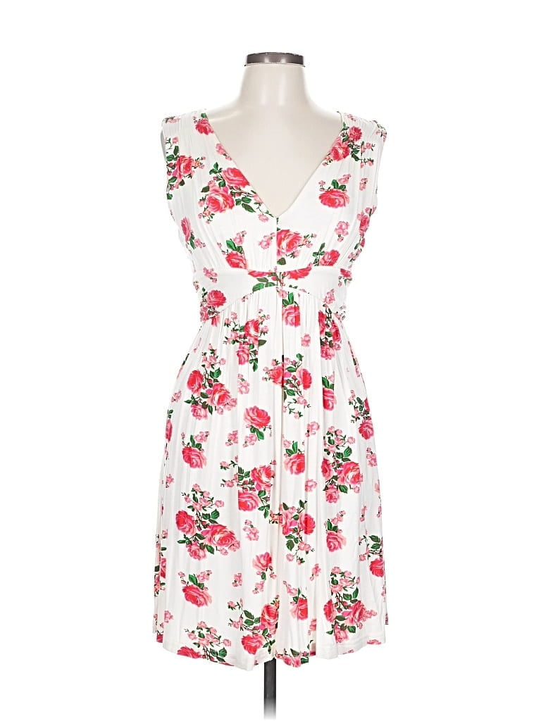 Pre-owned Assorted Brands Casual Dress In White