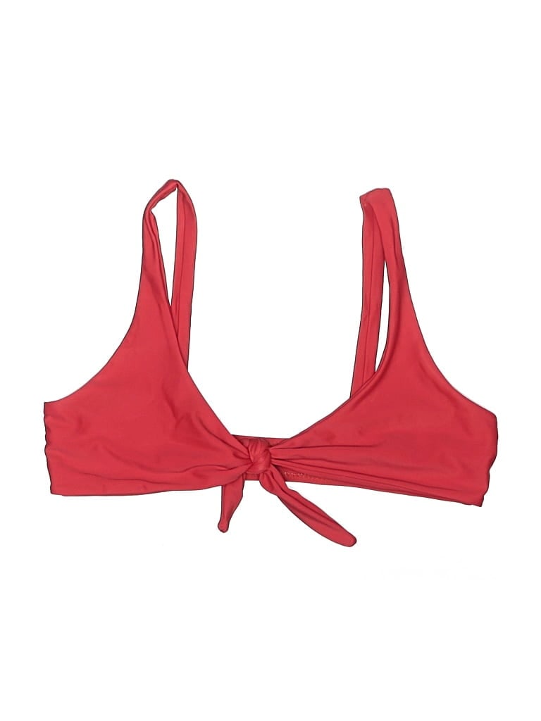 Pre-owned Unbranded Swimsuit Top Red Swimwear