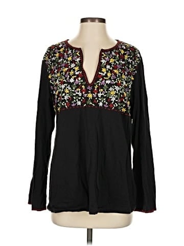 DKNY Long Sleeve Blouse (view 1)