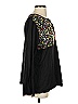 DKNY Black Long Sleeve Blouse Size 1 - photo 4