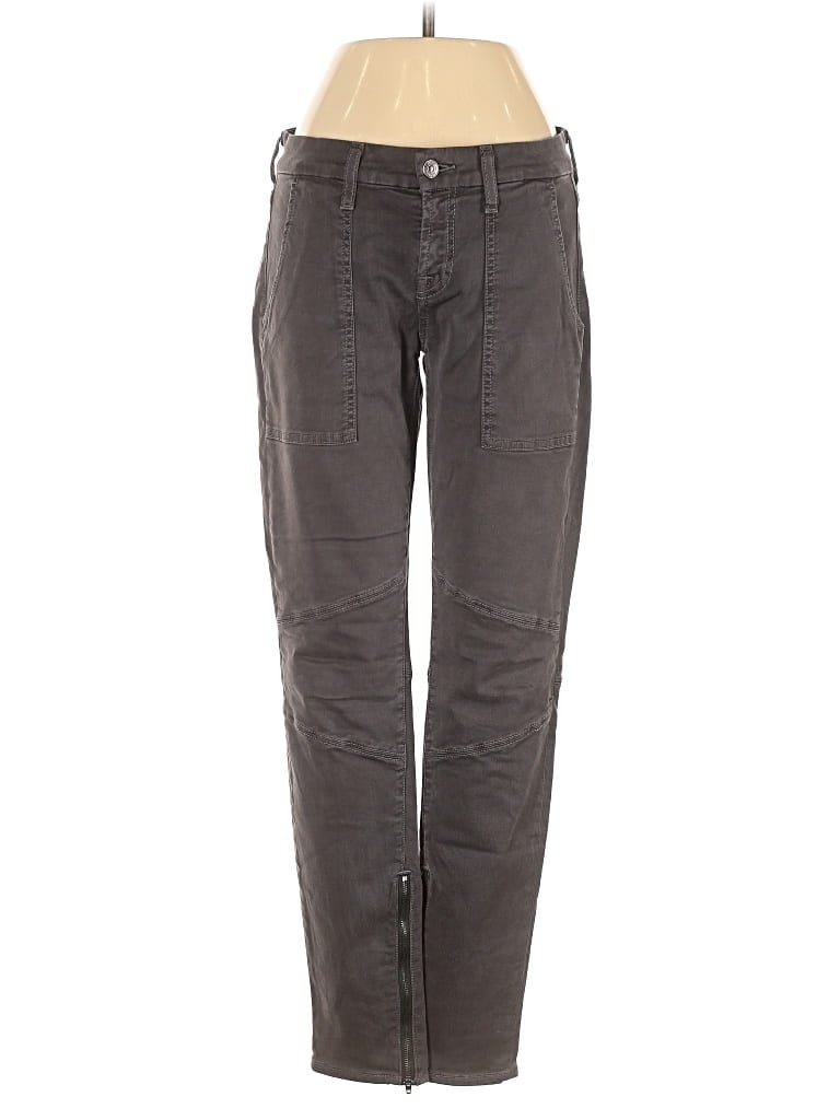 Pre-owned 7 For All Mankind Jeans In Gray