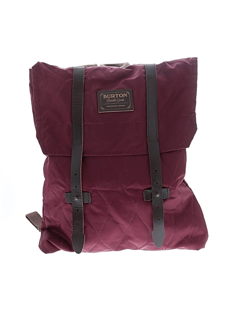 Pre-owned Burton Backpack In Burgundy