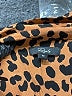 Rails Animal Print Orange Long Sleeve Blouse Size M - photo 7