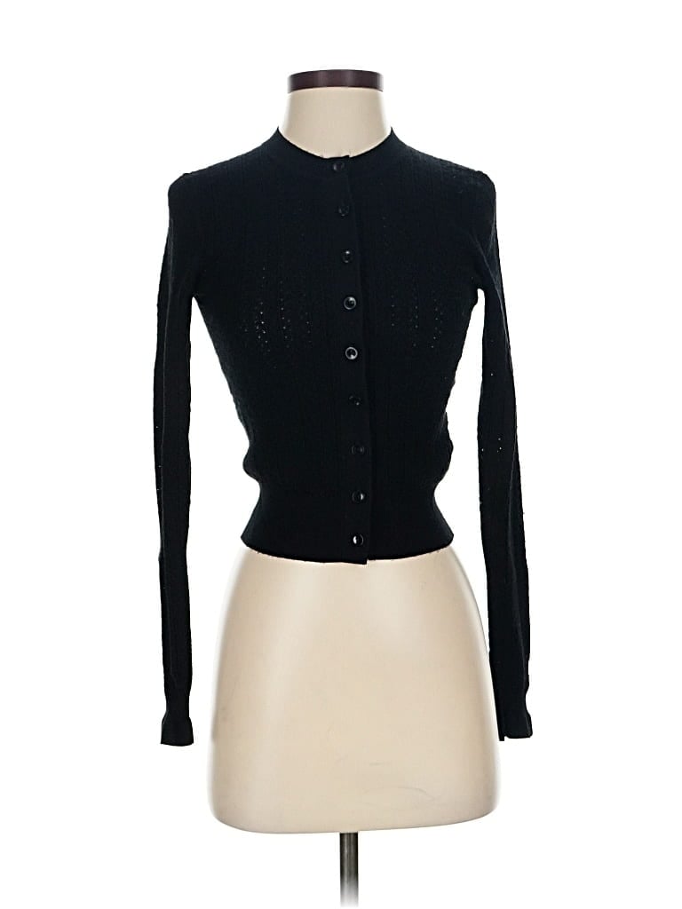 Pre-owned Madewell Cardigan Sweater In Black