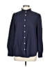 Ann Taylor Blue Long Sleeve Blouse Size L - photo 1