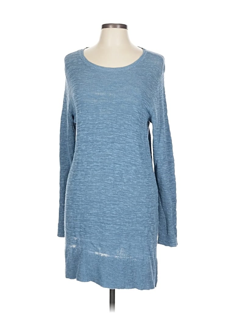 Pre-owned Eileen Fisher Pullover Sweater In Blue