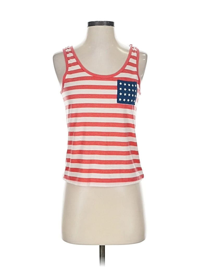 Pre-owned Fifth Sun Tank Top Red Strapless Neckline Tops