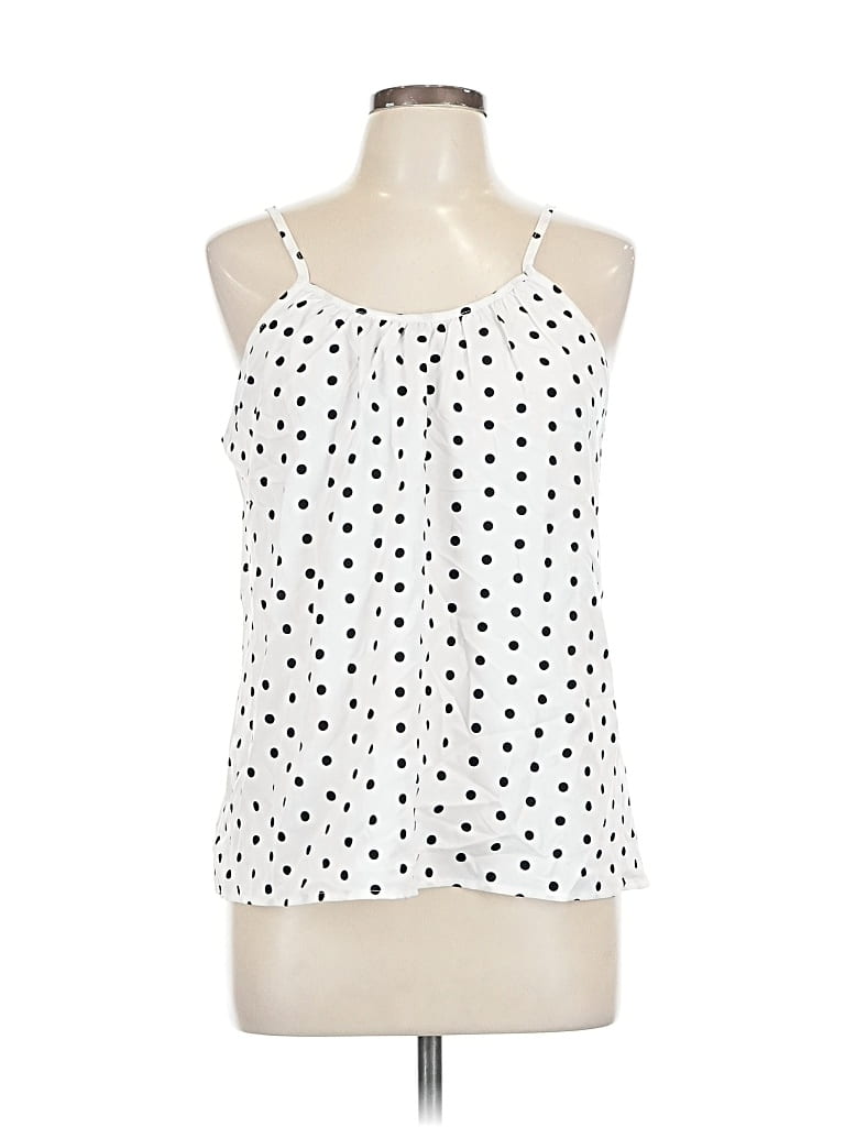 Pre-owned Unbranded Sleeveless Blouse In White