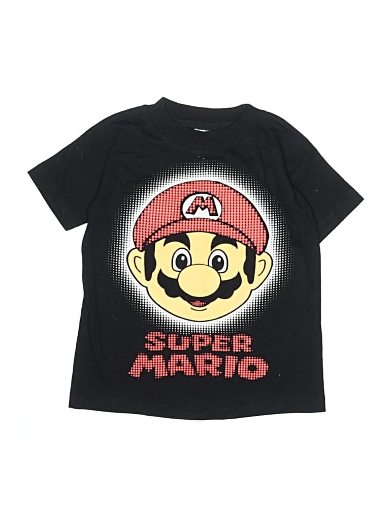 Pre-owned Assorted Brands Kids' Short Sleeve T-shirt In Black