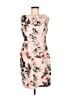 DressBarn Print Ivory Cocktail Dress Size 6 (petite) - photo 1