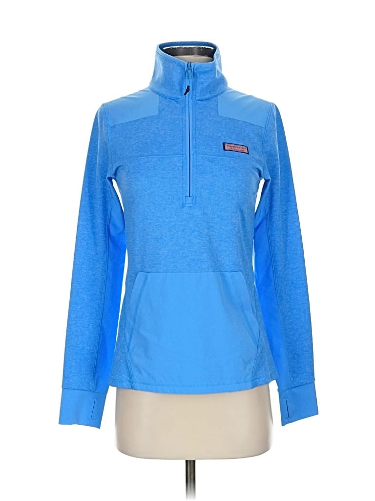 Pre-owned Vineyard Vines Performance Fleece Jacket In Blue