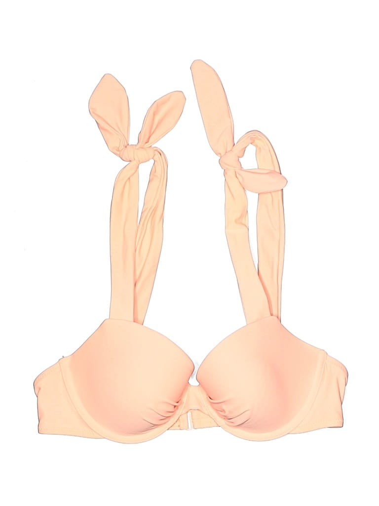 Pre-owned Aerie Swimsuit Top Orange Swimwear