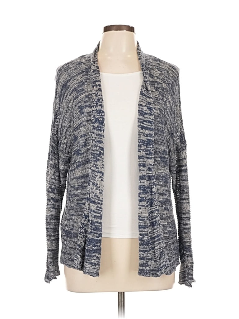 Pre-owned Eileen Fisher Cardigan Sweater In Gray