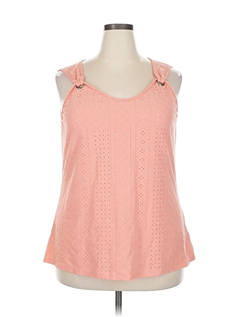 Pre-owned Unbranded Sleeveless Blouse In Pink