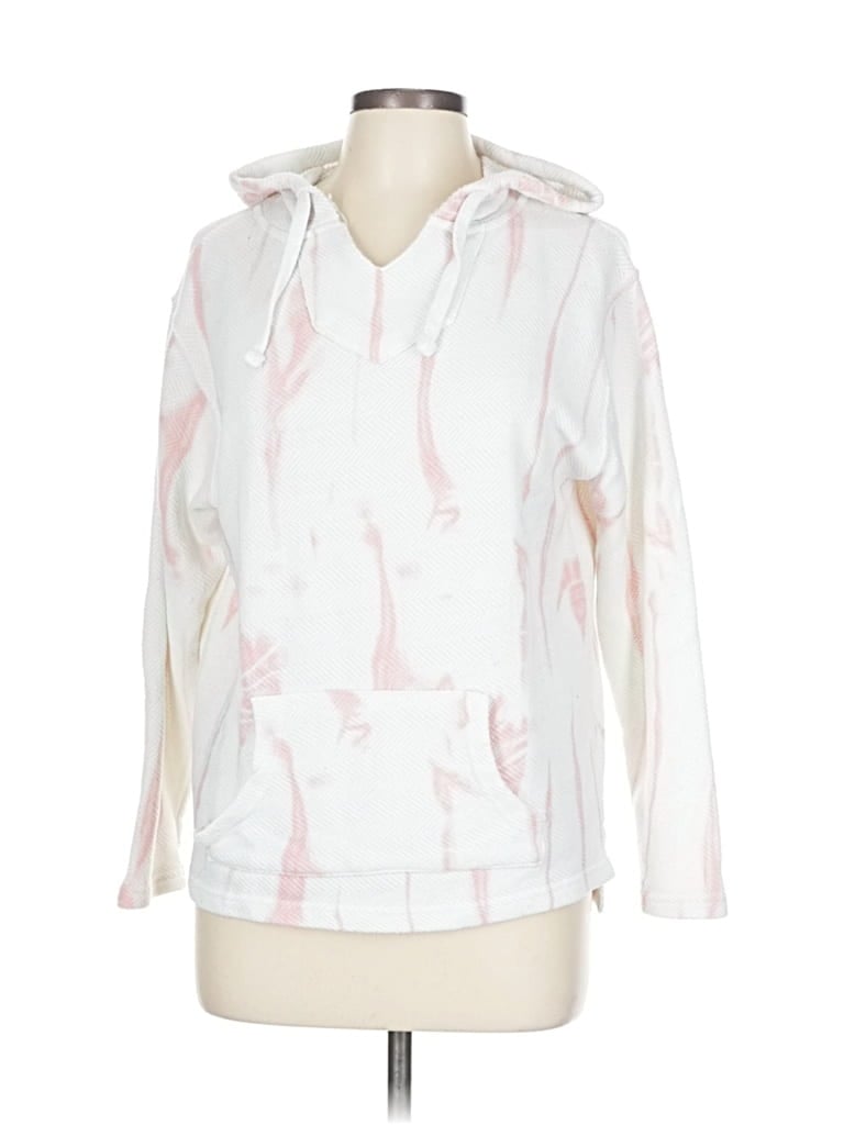 Pre-owned Assorted Brands Pullover Hoodie In White