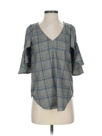 Karen Kane Short Sleeve Blouse (view 1)