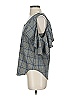 Karen Kane Gray Short Sleeve Blouse Size XS - photo 5